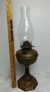Antique Otto Müller Germany Wunder-lampe Oil Lamp Brass Ornate Russian