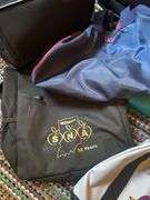 LOT American Tourist Suitcase+ Carry On + 5 Tote Bags