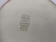 MCM Red Halls Kitchenware USA Covered Dish