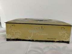 Antique Artstyle Chocolates Tin Mother Poem Plaque Lid with Stand
