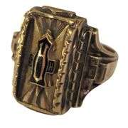 Vintage Jewelry 1959 High School Class Ring HJ10K 10KT 11.3g ~Sz 10