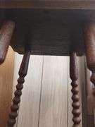 Antique End Table Plant Stand & Lamp
