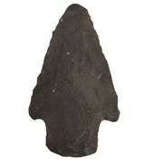 Primitive 4" Stemmed Arrow Head Indiana Native American