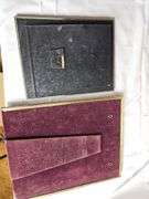 2 Antique Vintage Picture Frames Reverse Painted Art Deco