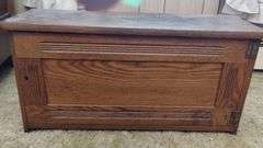 Small Oak Solid Wood Mini Cabinet