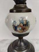 Vintage Parlor Hurricane GWTW Style Lamp Made in UK
