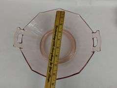 Antique Depression Era Pink Glassware 4 Pc Lot