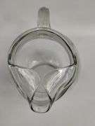 MCM Clear Glass Pitcher W/Cherries & 8 Juice Glasses