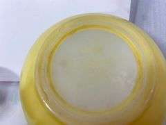 LOT Vintage Mixing Bowls Brown Glazeware Yellow Clover Alfred Meakin Oval Dishes