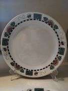 LOT of Corelle Sunflower Dishes & Metal Hen Egg Basket