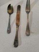 Souvenir Spoons + Napkin Rings Steak Knives
