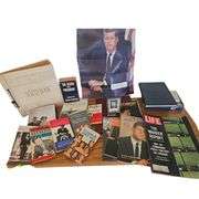 JFK LOT Books Magazines Scrap Book Warren Report