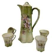 Vintage Handpainted Nippon Hot Chocolate Set