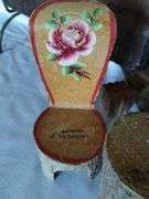 Antique Doll Wooden Blocks Basket Certificate
