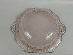 Antique Pink Depression Era Dish Set of 3 + plate