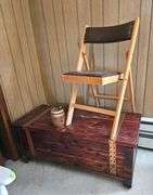 Cedar Chest Trunk Avilla Bank Keg Folding Chair
