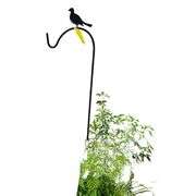 Shepherds Hook Plant Hanger Bird Silhouette