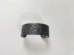 Sterling Hinge Bracelet & Salt Peppers + Unmarked Engraved Cuff