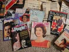 JFK Johnson Jackie O Newspapers Magazines
