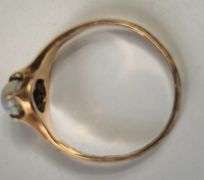 Vintage Jewelry Opal Solitaire Ring Tested 14KT Gold 1.4g ~Sz 6