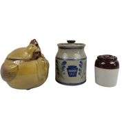 LOT Crocks Heniz 57 & Hen Cookie Jar