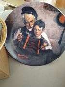 Vintage Norman Rockwell Collector Plate & Mugs