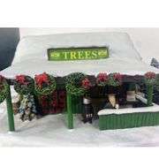 Homestead Treestand Hawthorne Village John Deere Collection 2003 Lighted House