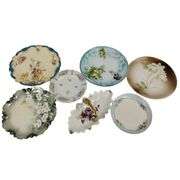 LOT Antique European Porcelain Dishes Plates