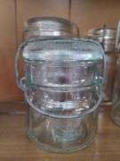 Pickers LOT: Vintage Vases Dish Milk Glass Polychrome Jars