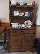 Vintage Furniture Hutch 1 Drawer Cabinet Removable Shelf *NOT THE CONTENTS*