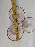 Antique Pink Depression Era Bowls Set of 5