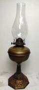 Antique Otto Müller Germany Wunder-lampe Oil Lamp Brass Ornate Russian