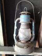 Vintage Dietz Oil Lamp Blue