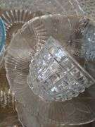 Pickers LOT: Vintage Glass Milk MCM Silver Cake Plate
