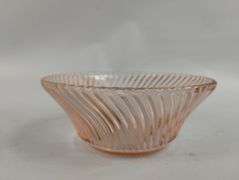 Antique Pink Depression Era Bowls Set of 5