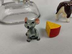 Vintage Miniatures Limoges Piano Cow Mouse