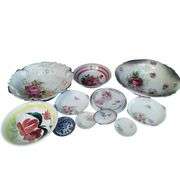 Pickers LOT: European Antique Bowls Plates Floral