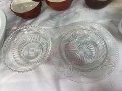 LOT Vintage Mixing Bowls Brown Glazeware Yellow Clover Alfred Meakin Oval Dishes