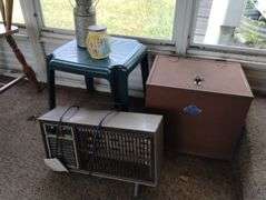 Patio Table Space Heater Hercules Lock Box Fire Safe