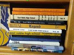 Local East Noble HS Year Books 1970s and Y2K