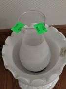 Phoniex Table Electric Oil Lamp Style Table Milk Glass Wild Rose GWTW-ish