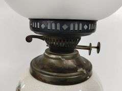 Vintage Parlor Hurricane GWTW Style Lamp Made in UK