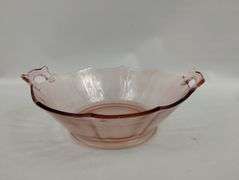 Antique Depression Era Pink Glassware 4 Pc Lot