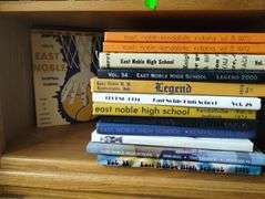 Local East Noble HS Year Books 1970s and Y2K