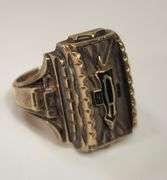 Vintage Jewelry 1959 High School Class Ring HJ10K 10KT 11.3g ~Sz 10