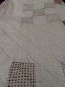 Irish Chain Quilt Hand Stitched Antique