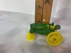 LOT 4 Small John Deere Tractors Decorative