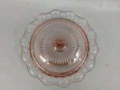 Antique Depression Era Pink Glassware 4 Pc Lot