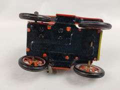 1950s Tin Litho Circus Clown Car Merry Ball Blower Toy Runs