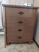 Vintage Dresser 4 Drawer Tall Boy